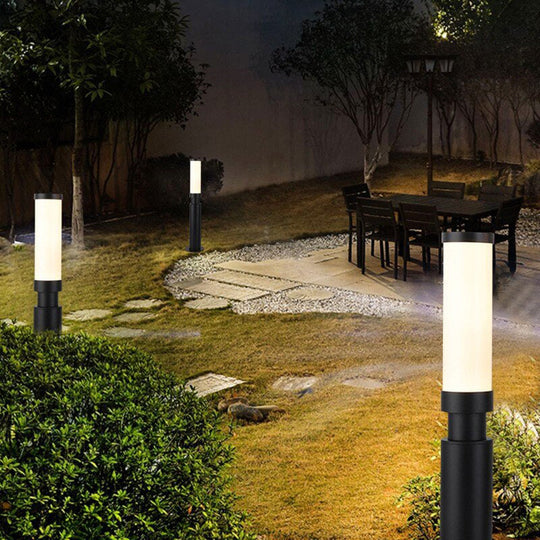 PathBeam | Moderne Acryl wasserdichte kreative Lippenstift-Design LED Außenrasenstehlampe