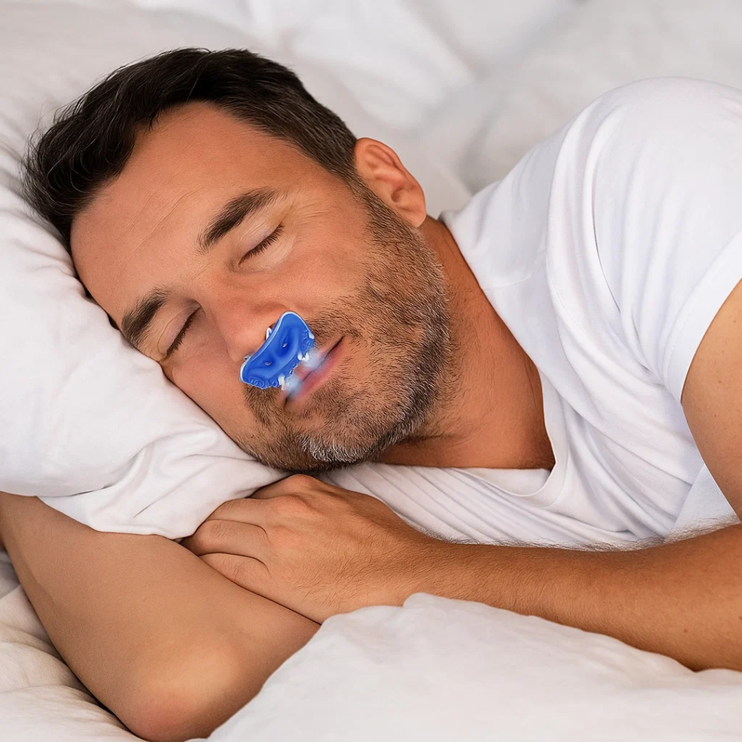 SnoreFree | Micro-CPAP Schlafapnoe-Gerät für Reisen & Anti-Schnarchen