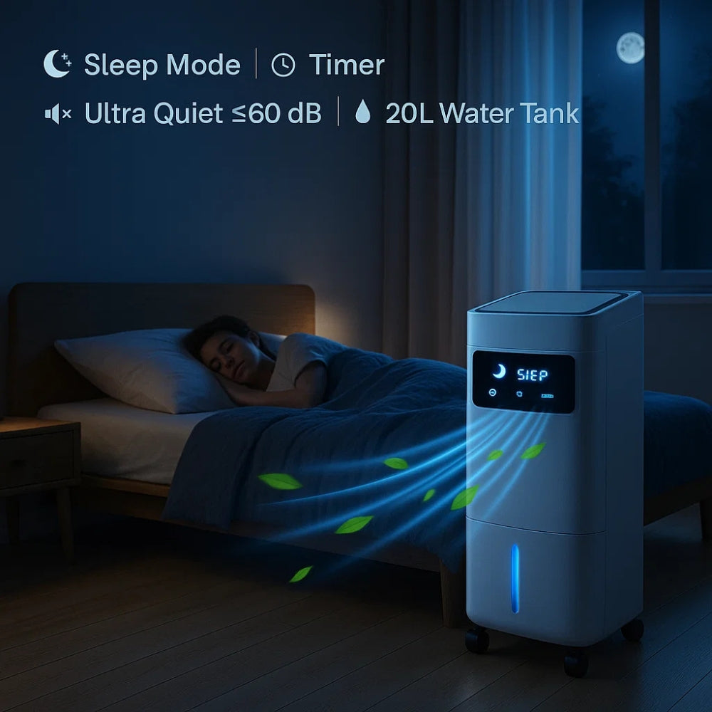 BreezeBox | Mobiles 3-in-1 Klimagerät für Zuhause & Büro