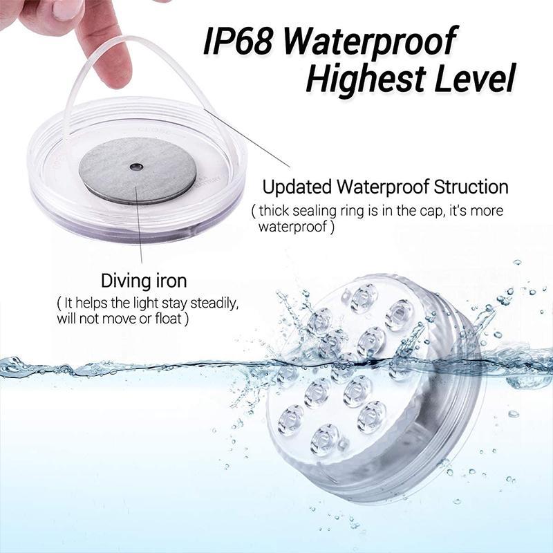 LumoPod | LED Partylicht – Magnet- & Saugmontage, wasserdicht IP68