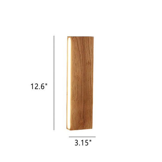 OakBeam | Einfache Wandleuchte aus massivem Holz mit LED