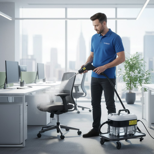 SteamMax | 2500W Hochdruck-Dampfreiniger mit Handschuhen