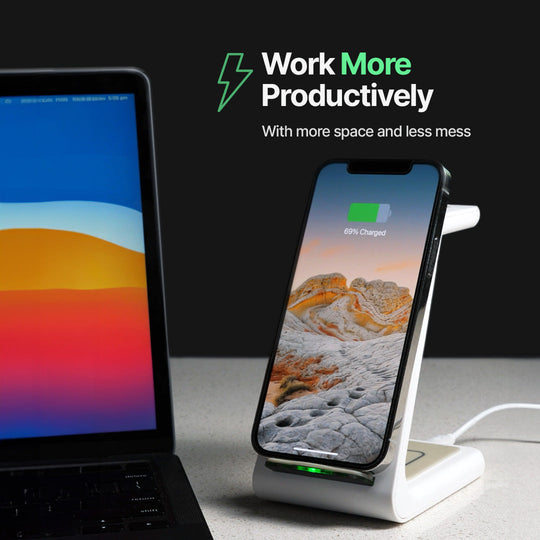 PowerDock | Ladestation – All-in-One Schnelllösung für Apple & Samsung