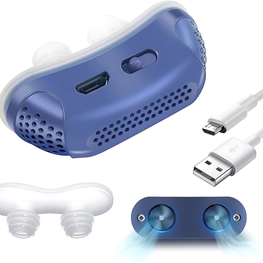 SnoreFree | Micro-CPAP Schlafapnoe-Gerät für Reisen & Anti-Schnarchen