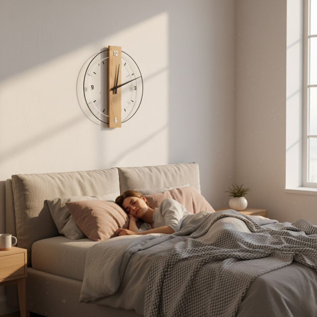 SilentOak | Stille Wanduhr aus Holz