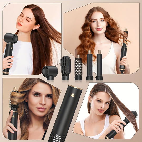 SilkForm | 5-in-1 Multifunktions-Warmluftbürste mit Auto-Off Funktion