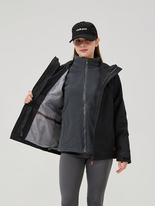 Helga | 3-in-1 Damen Skijacke – Abnehmbare Innenjacke
