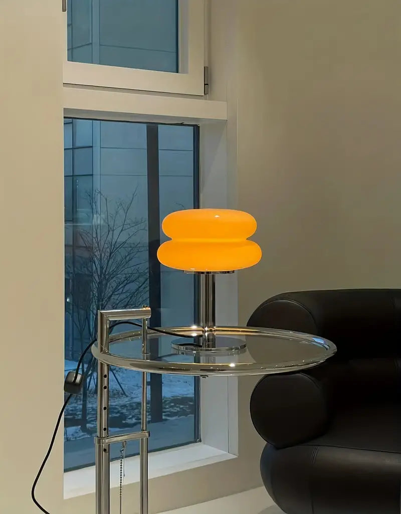 GlowZen | Moderne & elegante Tischleuchte aus Glas