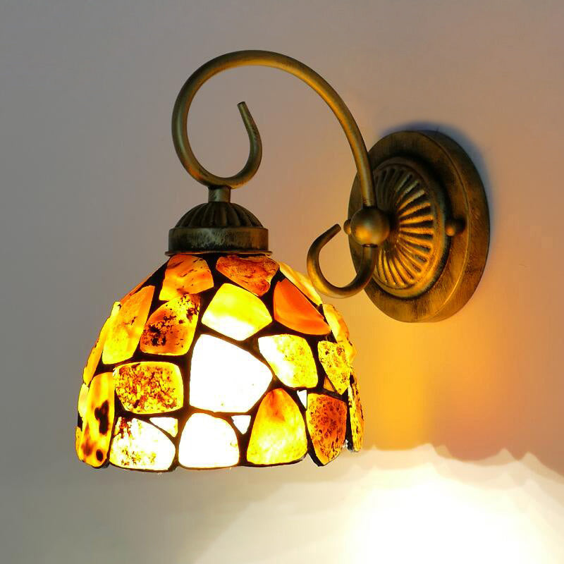 DomeLume | Wandleuchte – Die 1-Licht-Lampe im klassischen Tiffany-Stil