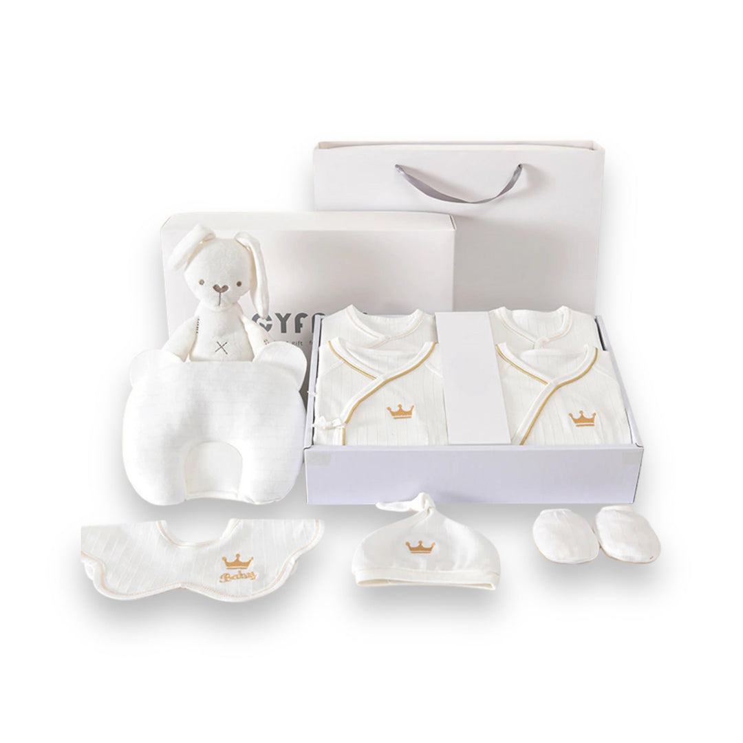 BabyBliss | Luxus Geschenkbox für Neugeborene – Weich & Komplett