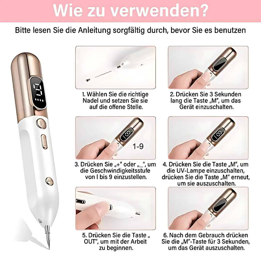 Skinea | Plasma-Stift zur sicheren Entfernung von Hautmakeln