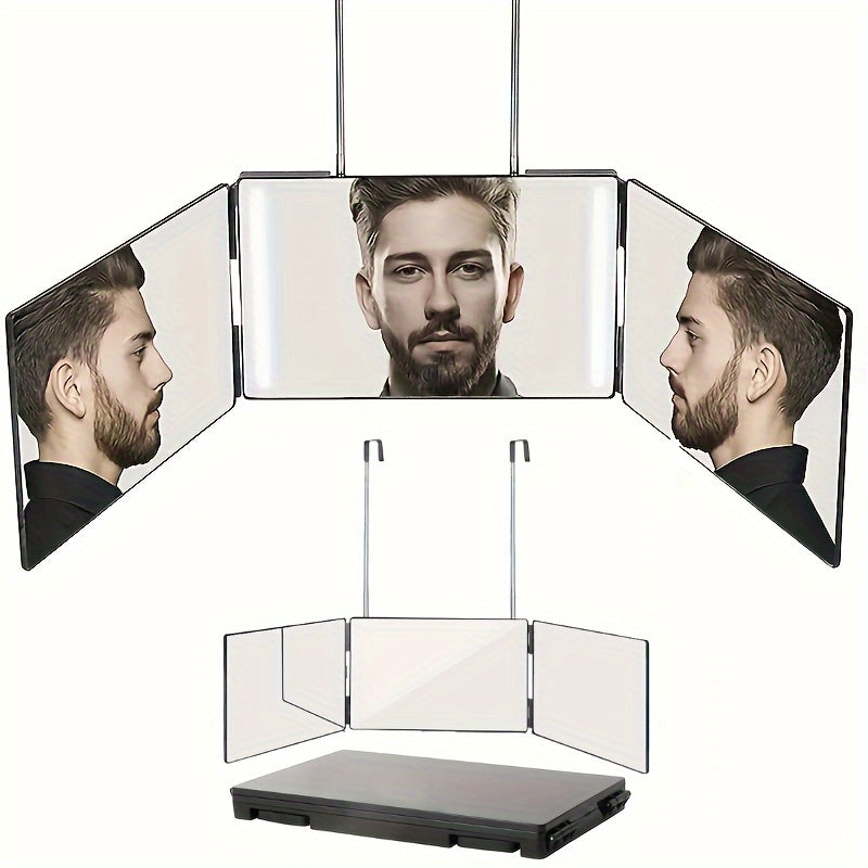 GlamAura | Drehbarer 3-seitiger Spiegel zum Stylen