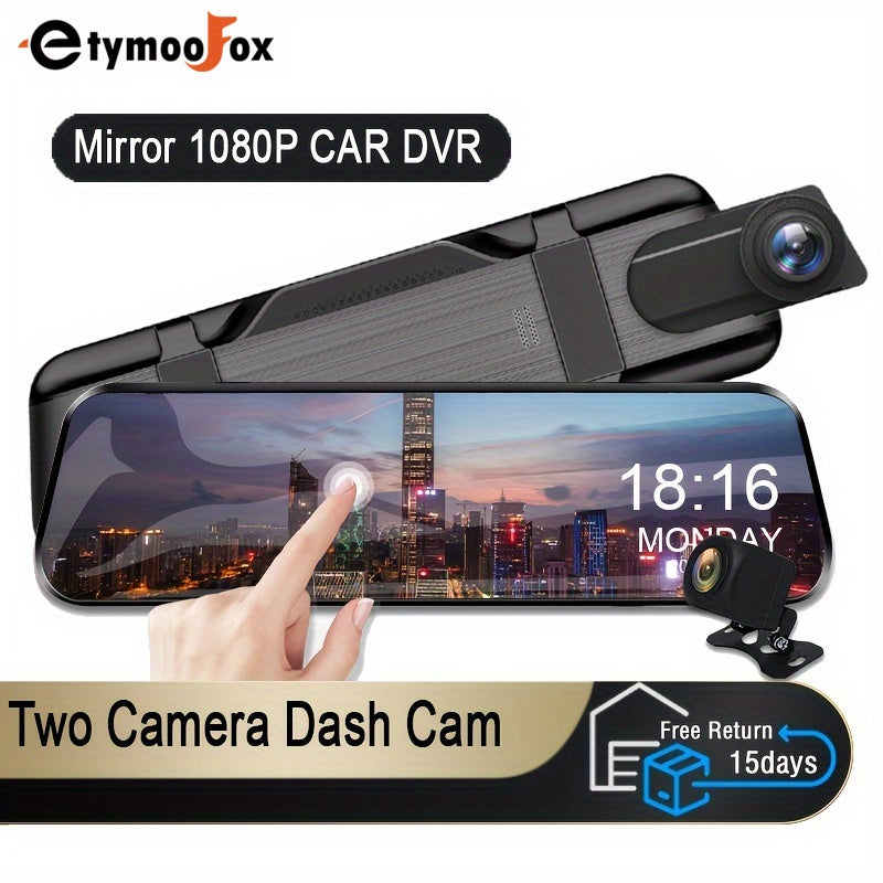 ClearPath | Dual Dashcam – 1080P Front & 720P Heck, Touchscreen