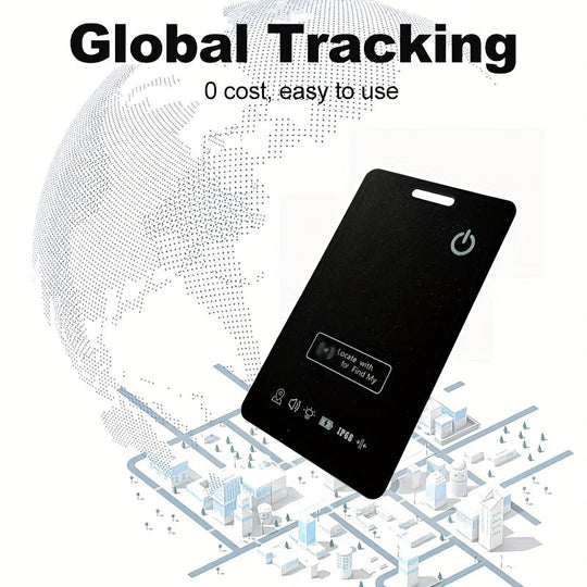 WalletMate | Ultra-Dünne Tracking-Karte – iPhone-fähig