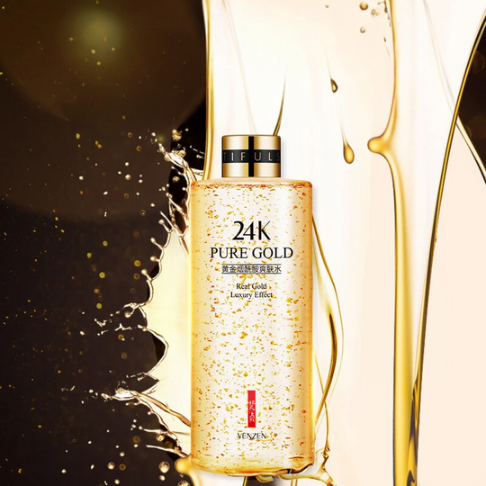 RadiantGold | 24K Gold Anti-Aging Toner für reine und jugendliche Haut