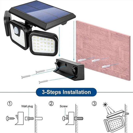 MotionRay | Bewegungsmelder Solarlicht für den Außenbereich