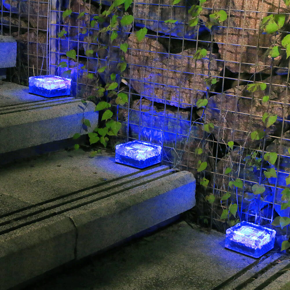 SparkTile | Dekoratives Solarlicht im Glasziegel-Look