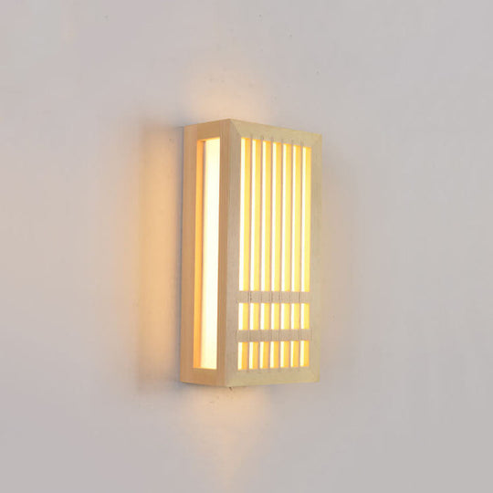 ShizuLight | Japanische LED-Wandleuchte aus Holz