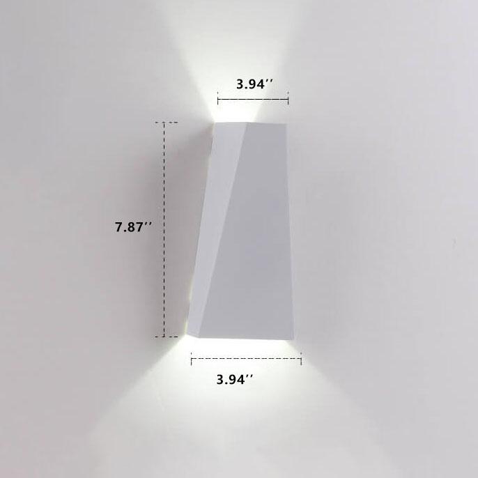 TrapeGlow | Zweiflammige LED-Wandleuchte im Industriedesign