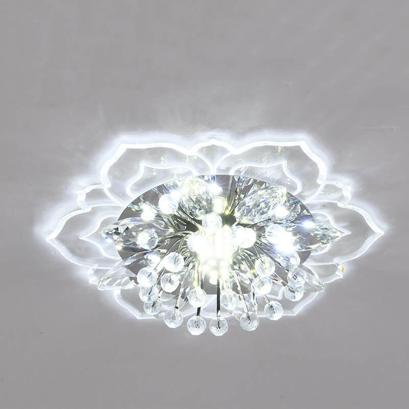 CrystalLily | LED-Deckenleuchte mit floraler Struktur
