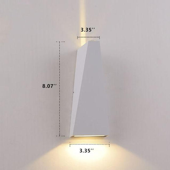 TrapeGlow | Zweiflammige LED-Wandleuchte im Industriedesign