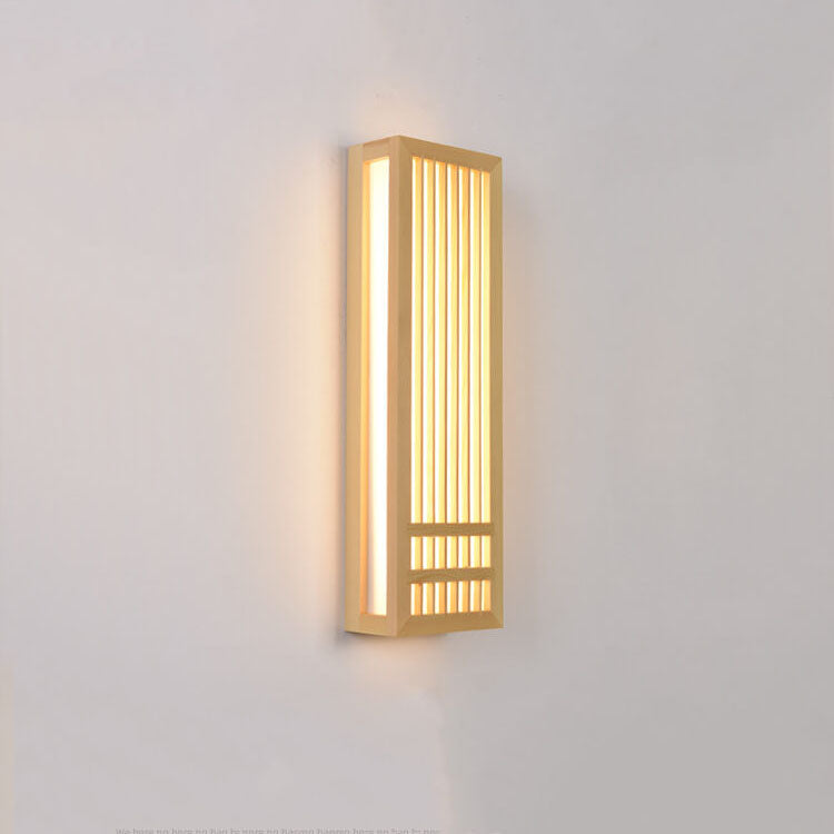 ShizuLight | Japanische LED-Wandleuchte aus Holz