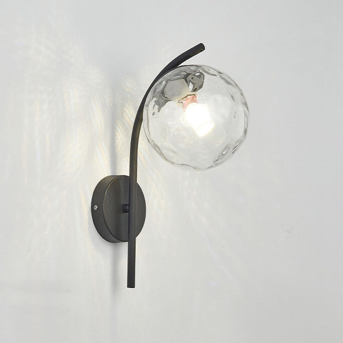 HaloBend | Minimalistische Glaskugel-Wandleuchte