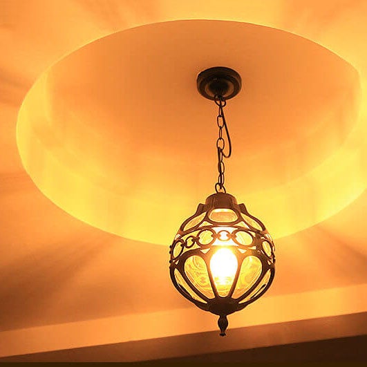 SteelShine | Robuste Globe-Hängelampe für draußen