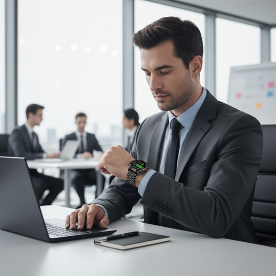 BioMonitor | EKG Smartwatch – Blutdruck, Zucker & Fitness-Tracking