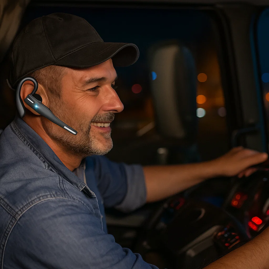 ClearCom | Kabelloses Trucker-Bluetooth-5.1-Ohrhörer-Headset