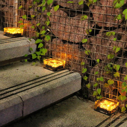 SparkTile | Dekoratives Solarlicht im Glasziegel-Look