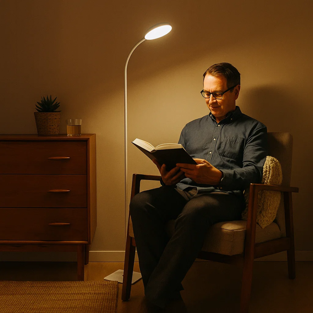 ViewBright | Vollseiten-Vergrößerungsglas mit LED-Licht