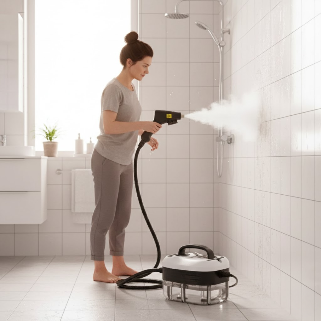 SteamMax | 2500W Hochdruck-Dampfreiniger mit Handschuhen