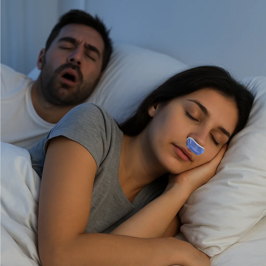 SnoreFree | Micro-CPAP Schlafapnoe-Gerät für Reisen & Anti-Schnarchen