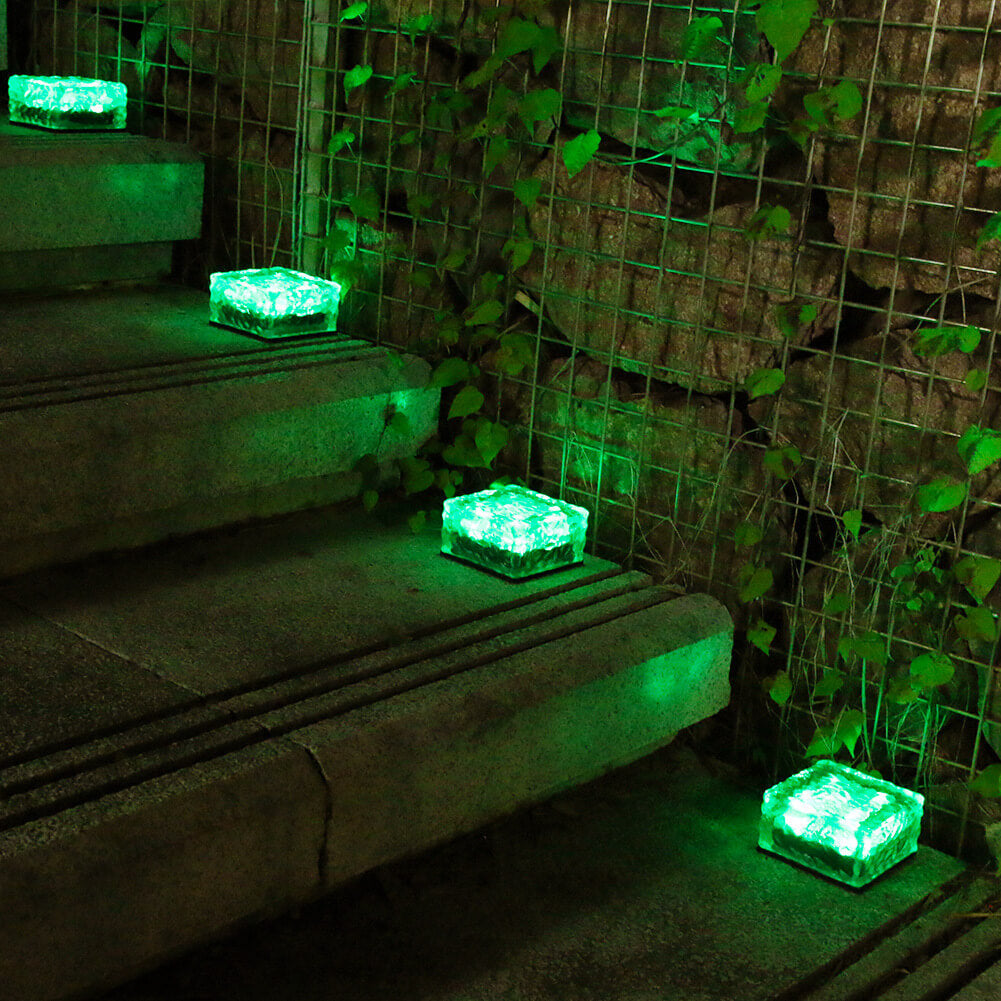 SparkTile | Dekoratives Solarlicht im Glasziegel-Look