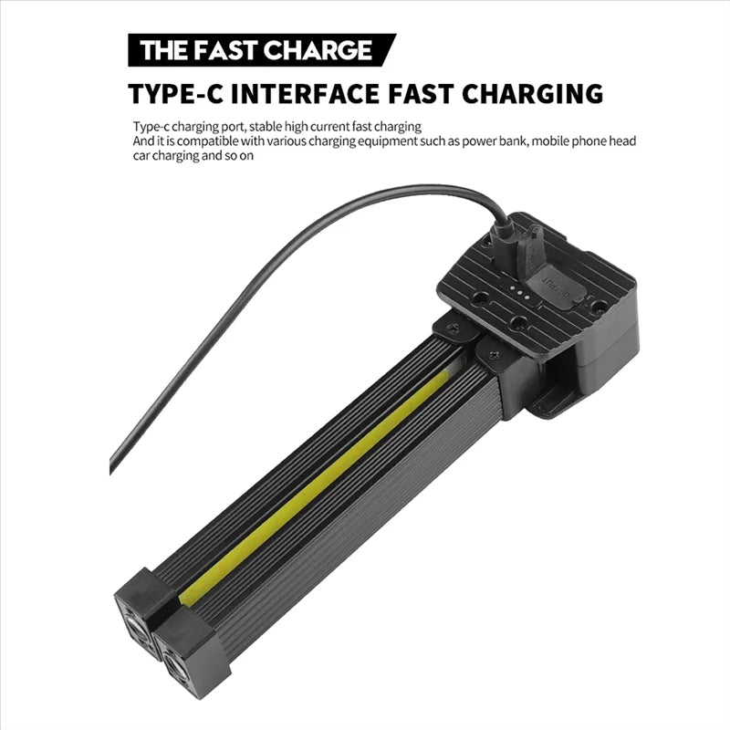 GlowTask | Faltbare LED Arbeitsleuchte mit Magnet & USB