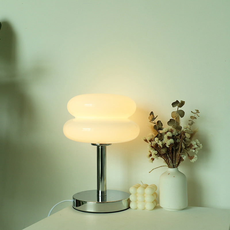 TartaGlow | Modernes Glas Tart Design 1-Licht Tischlampe