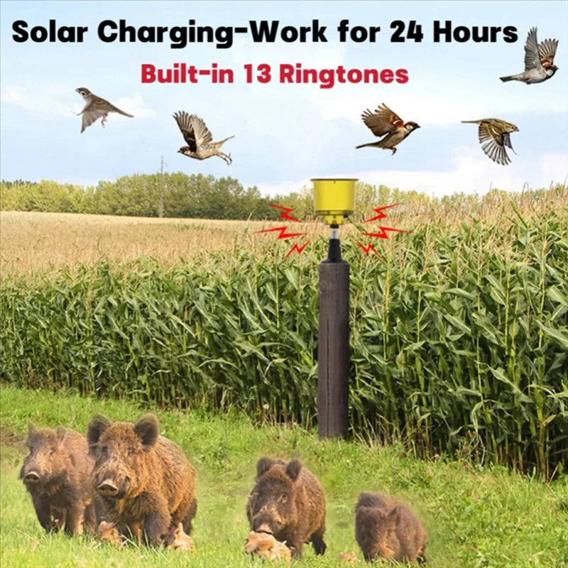 SonicFlash | Solar-Vogelvertreiber mit Sound und Licht
