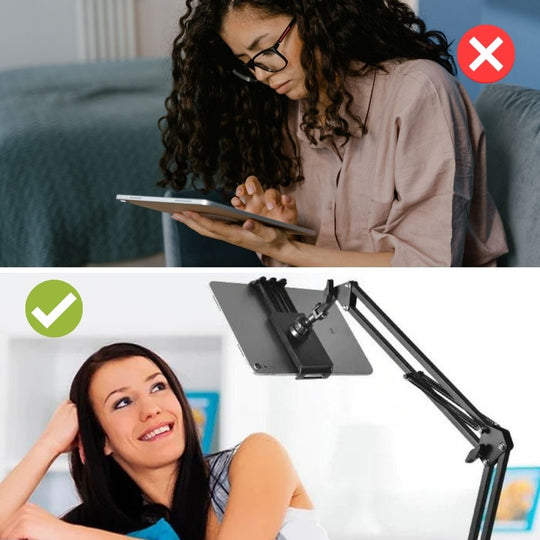 ErgoTab | Höhenverstellbarer Halter für Tablets bis 13 Zoll