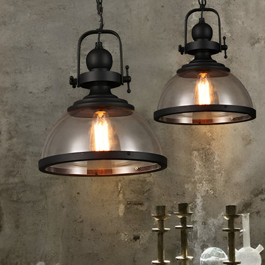 DomeLuxe | Antike Glas Eisen Retro Industrie Kronleuchter Hängende Deckenleuchten
