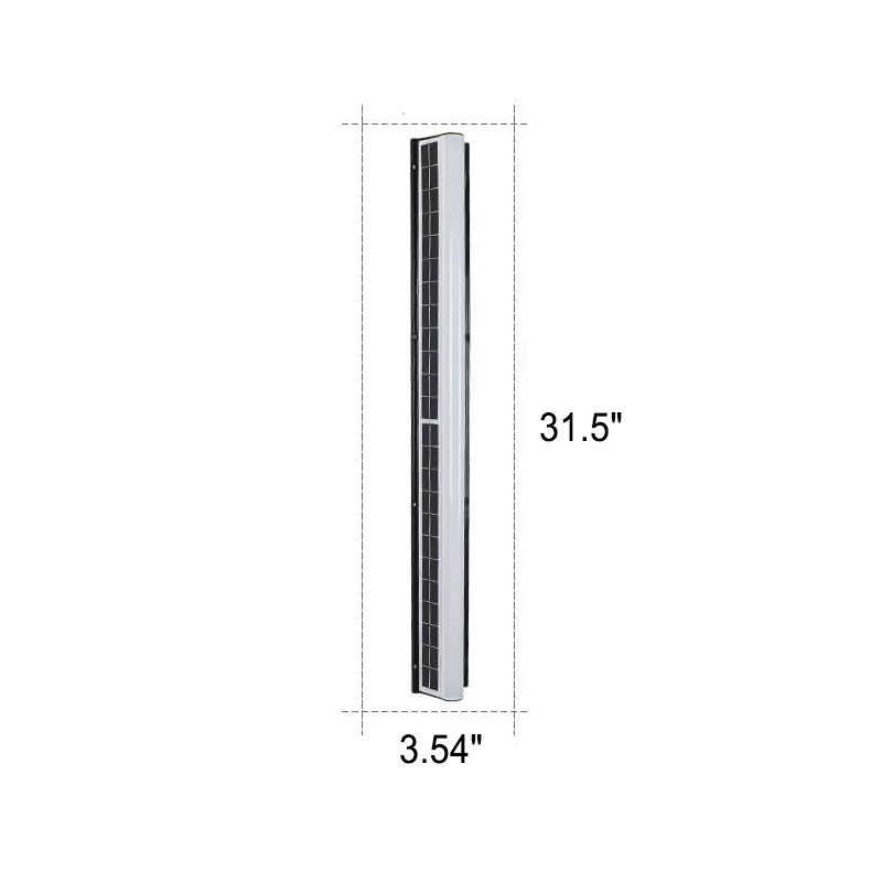 SolarLine | Schlanke Acryl-Wandleuchte für Außen