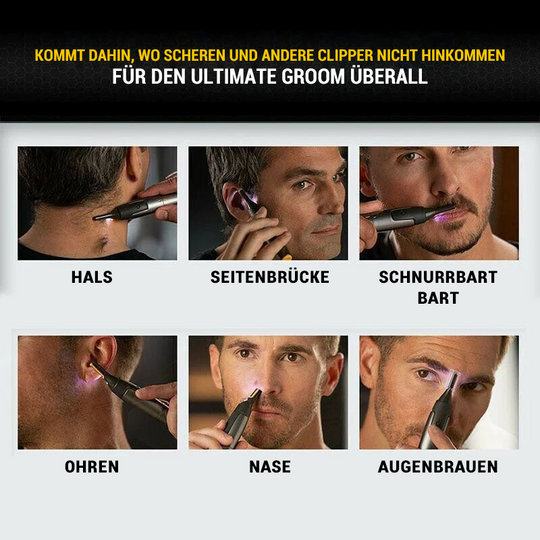 DetailTrim | Nasen- & Barttrimmer – Schlank & Ergonomisch