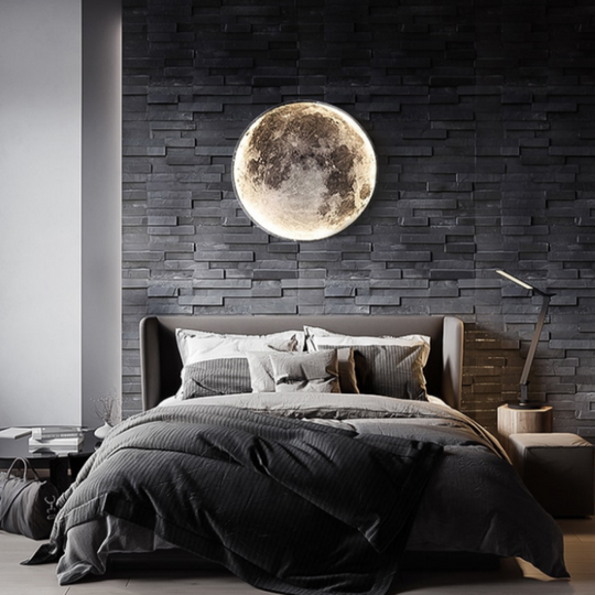 GlowMoon | Minimalistische Wandleuchte im Mond-Design