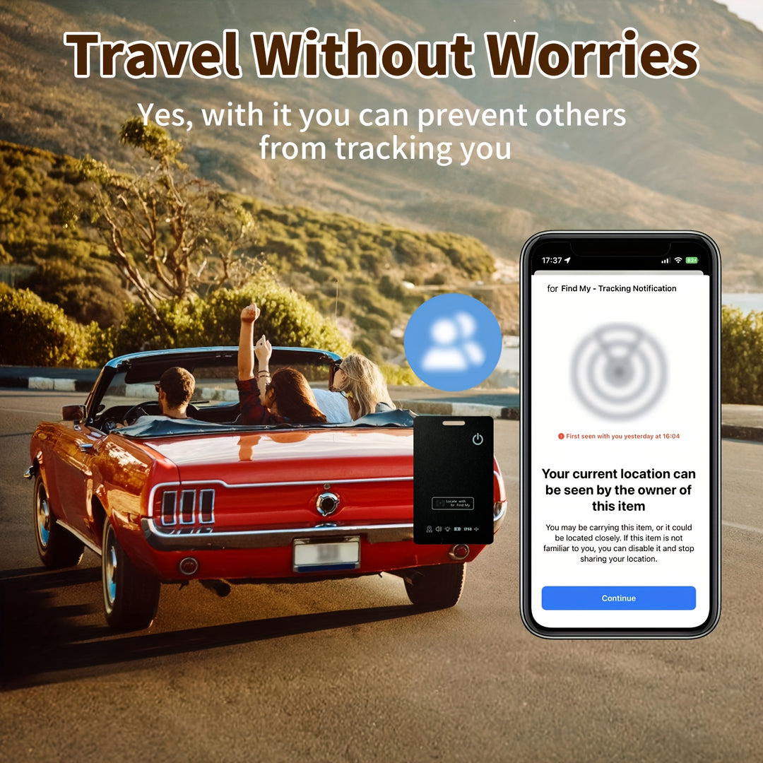 TrackSlim | Wallet-Tracker – Ultra-Dünn & Find My Kompatibel
