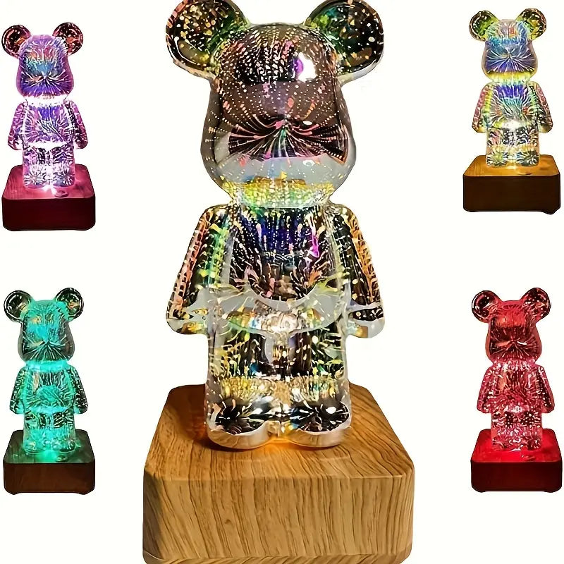 ColorDome | 3D bunter Deko-Lichtbär