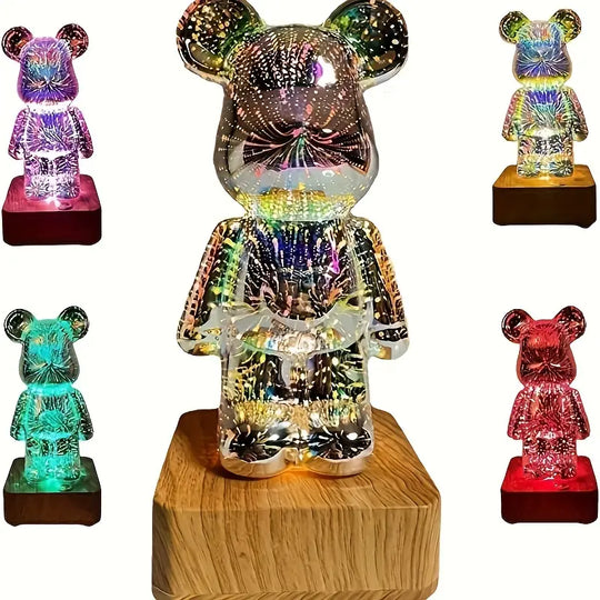 ColorDome | 3D bunter Deko-Lichtbär