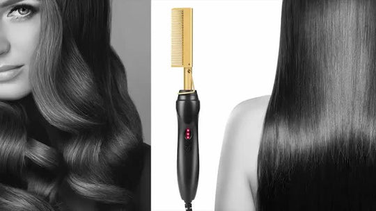 WaveGlam | Schnell aufheizender Glatt- und Lockenstab für alle Haartypen