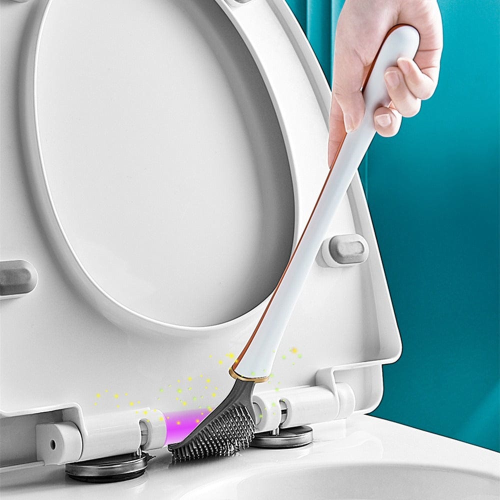 PureBrush | Elegante WC-Bürste mit antibakteriellem Silikonkopf