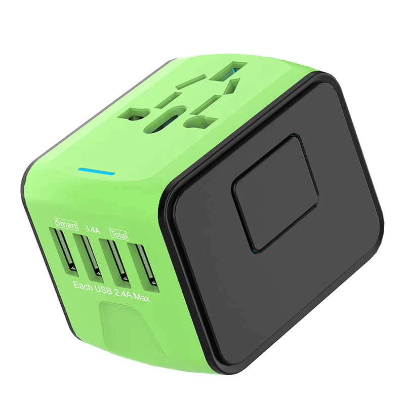VoltAdapt | Reiseadapter – Universeller AC-Stecker mit USB-C