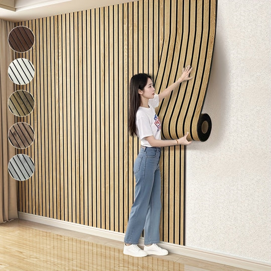 PanelWood | Holzmaserung 3D Paneele – Zuschneidbar & nahtlos